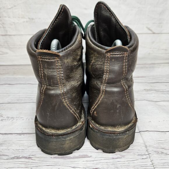Danner Mountain Light II Women’s Size 7.5 Hiking Boots Brown Leather Green Laces - Picture 4 of 7